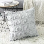 High Quality Throw Pillow Case Decorative PV Cushion Cove Custom Embroidery Pillow Cover