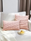 Wholesale Throw Pillow Cushion Cover Pv Fleece Geometric Embroidery Cushion Cover