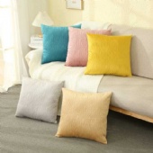 Latest design Natural Cotton Linen/ Velvet Custom Printing Sofa Cushion Covers Decorative