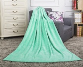 3D jacquard warm flannel fleece blanket
