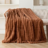 New Design Faux Fur Comfortable Bedroom Blanket