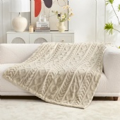 Warm Fluffy Super Softa Faux Fur Throw Blanket