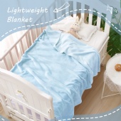 Flannel Solid-Colored Blanket for Kids