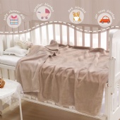 Flannel Solid-Colored Blanket for Kids