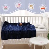 Flannel Solid-Colored Blanket for Kids