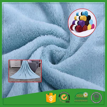 100% polyester custom gsm solid thermal insulation blanket