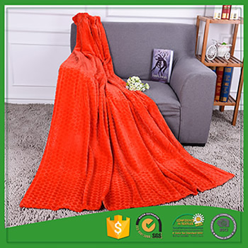 Solid Plain Flannel Fleece Blanket