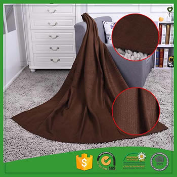 Stock Promotion Gift  Solid Polar Fleece Blanket