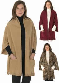 polar fleece shawl