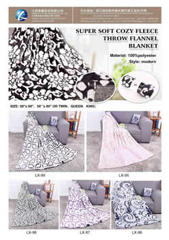 printed flannel fleece blankets