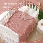 Flannel Solid-Colored Blanket for Kids