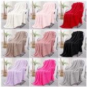 Jacquard flannel blanket