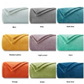 Jacquard flannel blanket